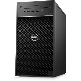 Picture of Dell Precision 3000 3650 Workstation - Intel Core i5 Hexa-core (6 Core) i5-10505 10th Gen 3.20 GHz - 16 GB DDR4 SDRAM RAM - 256 GB SSD - Tower - Black