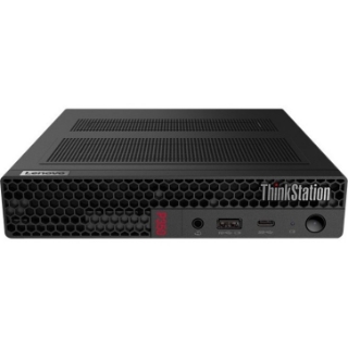 Picture of Lenovo ThinkStation P350 30EF0016US Workstation - 1 x Intel Core i7 Octa-core (8 Core) i7-11700T 11th Gen 1.40 GHz - 16 GB DDR4 SDRAM RAM - 256 GB SSD - Tiny - Raven Black