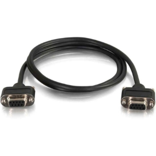 Picture of C2G 35ft CMG-Rated DB9 Low Profile Null Modem F-F