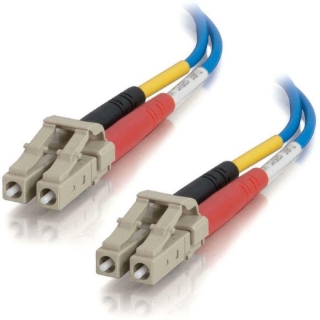 Picture of C2G-5m LC-LC 50/125 OM2 Duplex Multimode PVC Fiber Optic Cable - Blue