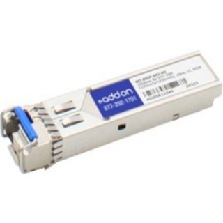 Picture of AddOn Dell 407-BBOP-BXU Compatible TAA Compliant 10GBase-BX SFP+ Transceiver (SMF, 1270nmTx/1330nmRx, 10km, LC, DOM)
