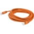 Picture of AddOn 1.5ft RJ-45 (Male) to RJ-45 (Male) Orange Cat6 Straight Shielded Twisted Pair PVC Copper Patch Cable