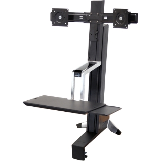 Picture of Ergotron WorkFit-S 33-341-200 Dual Sit-Stand Workstation