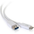 Picture of C2G 3ft USB 3.0 Type C to USB A - USB Cable White M/M