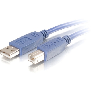 Picture of C2G 3m USB 2.0 A/B Cable - Purple
