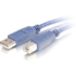 Picture of C2G 3m USB 2.0 A/B Cable - Purple