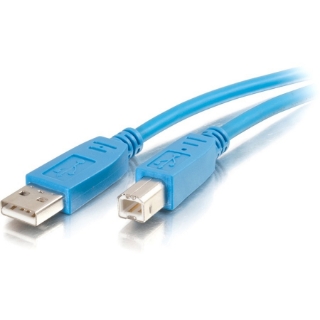 Picture of C2G 3m USB 2.0 A/B Cable - Blue