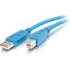 Picture of C2G 3m USB 2.0 A/B Cable - Blue