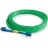 Picture of C2G-3m LC-LC 9/125 OS1 Duplex Singlemode PVC Fiber Optic Cable - Green