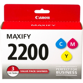 Picture of Canon PGI-2200 CMY Original Ink Cartridge - Yellow, Cyan, Magenta