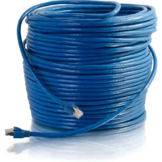 Picture of C2G 250ft Cat6 Ethernet Cable - Solid Shielded (STP) - Blue