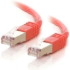 Picture of C2G-75ft Cat5e Molded Shielded (STP) Network Patch Cable - Red