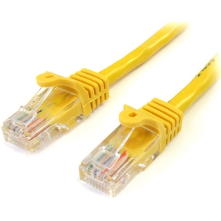 Picture of StarTech.com 10 ft Yellow Snagless Cat5e UTP Patch Cable