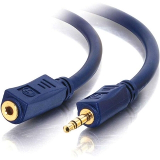 Picture of C2G 25ft Velocity 3.5mm M/F Stereo Audio Extension Cable