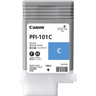 Picture of Canon PFI-101C Cyan Ink Cartridge