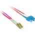 Picture of C2G 1m LC-SC 9/125 OS1 Duplex Singlemode Fiber Optic Cable (Plenum-Rated) - Red