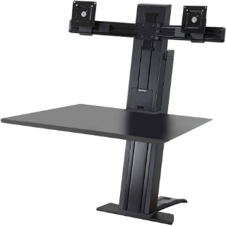 Picture of Ergotron WorkFit Desk Mount for Monitor, Keyboard - Black