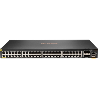 Picture of HPE 6300F 48-port 1GbE Class 4 PoE and 4-port SFP56 Switch