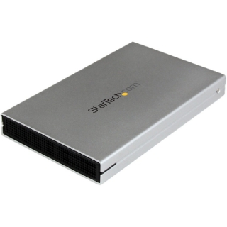 Picture of StarTech.com 2.5" External Hard Drive Enclosure - Supports UASP - eSATAp or USB 3.0 - Aluminum - eSATA Enclosure - SSD/HDD