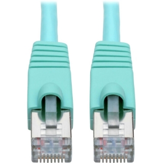 Picture of Tripp Lite Cat6a Snagless Shielded STP Patch Cable 10G, PoE, Aqua M/M 1ft