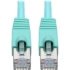 Picture of Tripp Lite Cat6a Snagless Shielded STP Patch Cable 10G, PoE, Aqua M/M 1ft