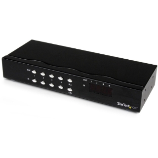 Picture of StarTech.com StarTech.com 4x4 VGA Video Matrix Switch Splitter with Audio