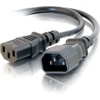 Picture of C2G 3ft Computer Power Extension Cord - 16 AWG - 250 Volt