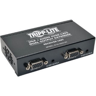 Picture of Tripp Lite Dual VGA & Audio over Cat5/Cat6 Video Extender Receiver EDID 300'