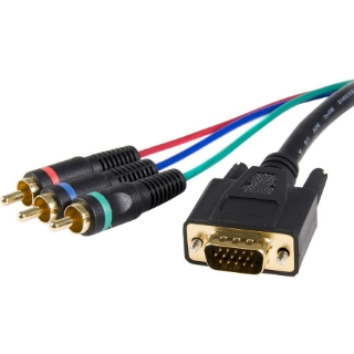 Picture of StarTech.com StarTech.com Cable adapter - RCA breakout - HD15 (m) - component (f) - 3 ft