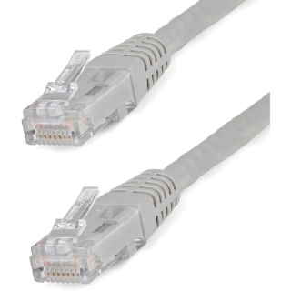 Picture of StarTech.com 25ft CAT6 Ethernet Cable - Gray Molded Gigabit - 100W PoE UTP 650MHz - Category 6 Patch Cord UL Certified Wiring/TIA