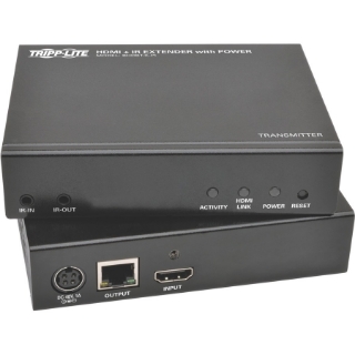 Picture of Tripp Lite HDBaseT HDMI Over Cat5e Cat6 Cat6a Extender Kit with Power / IR Control 4K x 2K @ 24/30Hz 70m 230ft