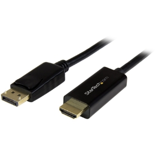 Picture of StarTech.com DisplayPort to HDMI converter cable - 6 ft (2m) - 4K