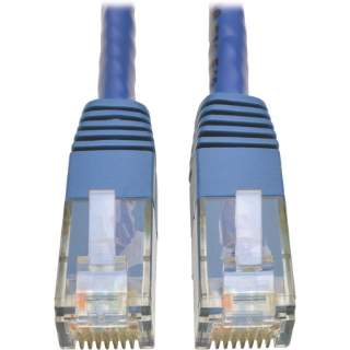 Picture of Tripp Lite Cat6 Gigabit Molded Patch Cable RJ45 M/M 550MHz 24 AWG Blue 2'