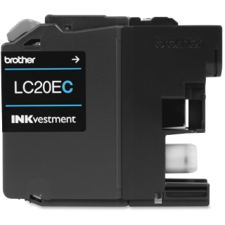 Picture of Brother Genuine LC20EC INKvestment Super High Yield Cyan Ink Cartridge