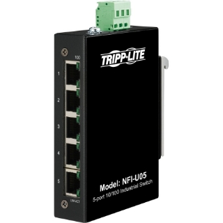 Picture of Tripp Lite Ethernet Switch Unmanaged 5Port Industrial DIN Mount 10/100 Mbps