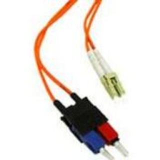 Picture of C2G-20m LC-SC 50/125 OM2 Duplex Multimode PVC Fiber Optic Cable - Orange