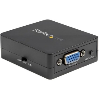 Picture of StarTech.com Composite to VGA Video Converter - 1920x1200 - Composite Video Scaler - S Video to VGA Adapter (VID2VGATV3)