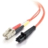 Picture of C2G-1m LC-MTRJ 62.5/125 OM1 Duplex Multimode PVC Fiber Optic Cable - Orange