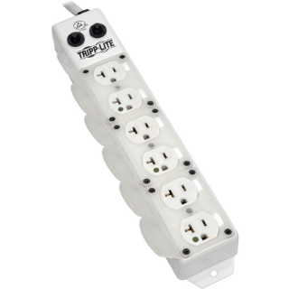 Picture of Tripp Lite Safe-IT Power Strip Medical Hospital Grade Antimicrobial UL 1363A 6 Outlet 15' cord