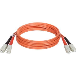 Picture of Tripp Lite 7M Duplex Multimode 62.5/125 Fiber Optic Patch Cable SC/SC 23' 23ft 7 Meter