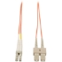 Picture of Tripp Lite 4M Duplex Multimode 62.5/125 Fiber Optic Patch Cable LC/SC 13' 13ft 4 Meter