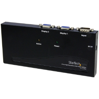 Picture of StarTech.com StarTech.com 2 Port High Resolution VGA Video Splitter - 350 MHz