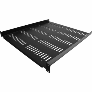 Picture of StarTech.com 1U Vented Server Rack Cabinet Shelf - Fixed 20" Deep Cantilever Rackmount Tray for 19" Data/AV/Network Enclosure w/Cage Nuts