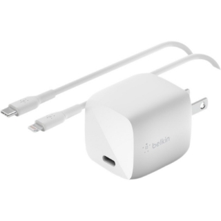 Picture of Belkin BOOST&uarr;CHARGE 30W USB-C GaN Wall Charger + USB-C To Lightning Cable