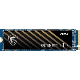 Picture of MSI SPATIUM M370 1 TB Solid State Drive - M.2 2280 Internal - PCI Express NVMe (PCI Express NVMe 3.0 x4)