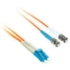 Picture of C2G-4m LC-ST 50/125 OM2 Duplex Multimode Fiber Optic Cable (Plenum-Rated) - Orange