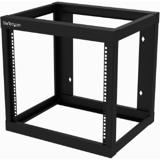 Picture of StarTech.com 9U 19" Wall Mount Network Rack - 17" Deep Open Frame for Server Room AV/Data/Patch Panel/IT/Computer Equipment w/Cage Nuts