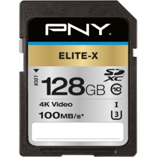 Picture of PNY Elite-X 128 GB Class 10/UHS-I (U3) SDXC