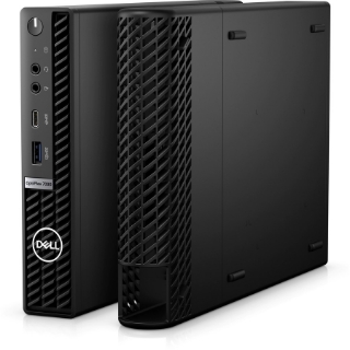 Picture of Dell OptiPlex 7000 7090 Desktop Computer - Intel Core i7 10th Gen i7-10700T Octa-core (8 Core) 2 GHz - 16 GB RAM DDR4 SDRAM - 256 GB M.2 PCI Express NVMe SSD - Micro PC - Black