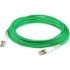 Picture of AddOn 8m LC (Male) to LC (Male) Green OM4 Duplex Fiber OFNR (Riser-Rated) Patch Cable